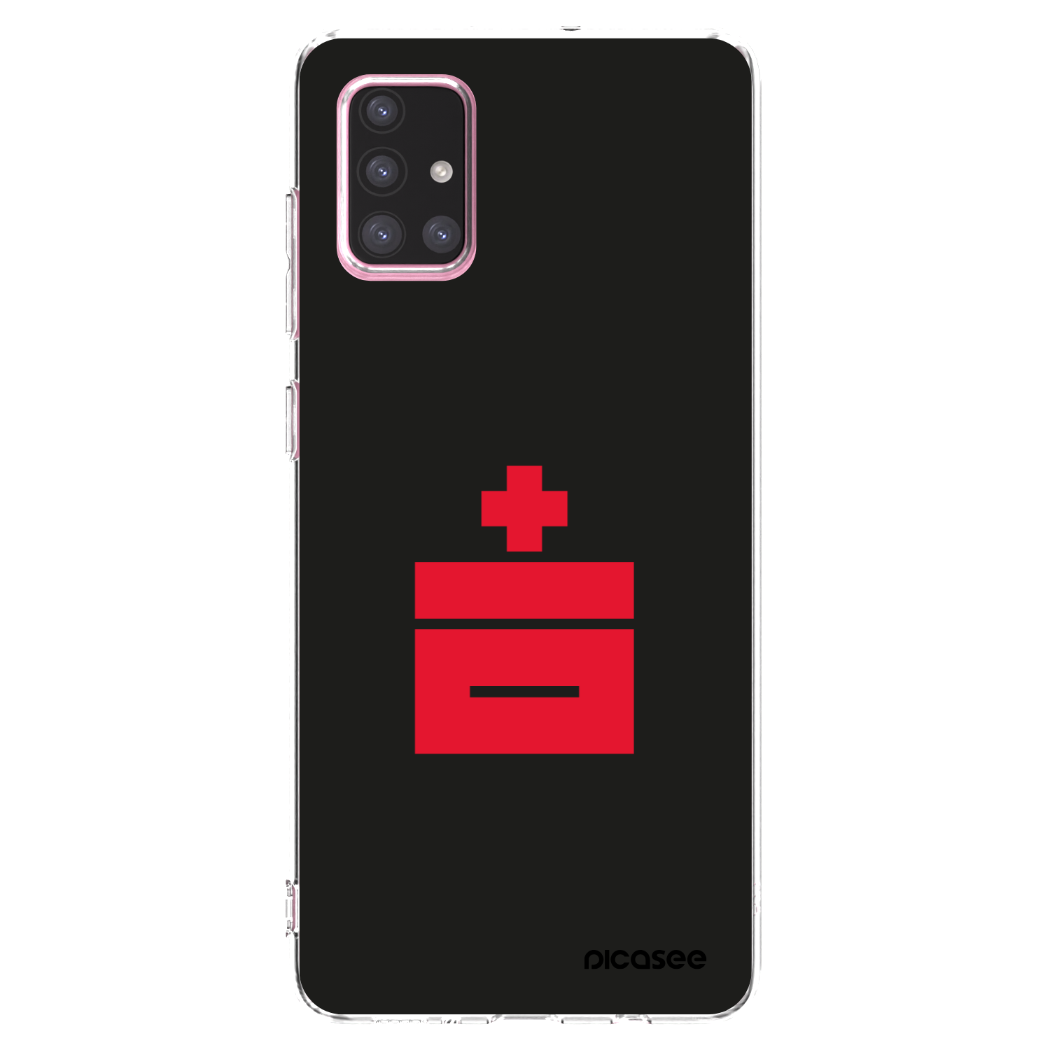 Picasee Samsung Galaxy A71 A715F Hülle - Transparentes Silikon - Le Plastenciaga