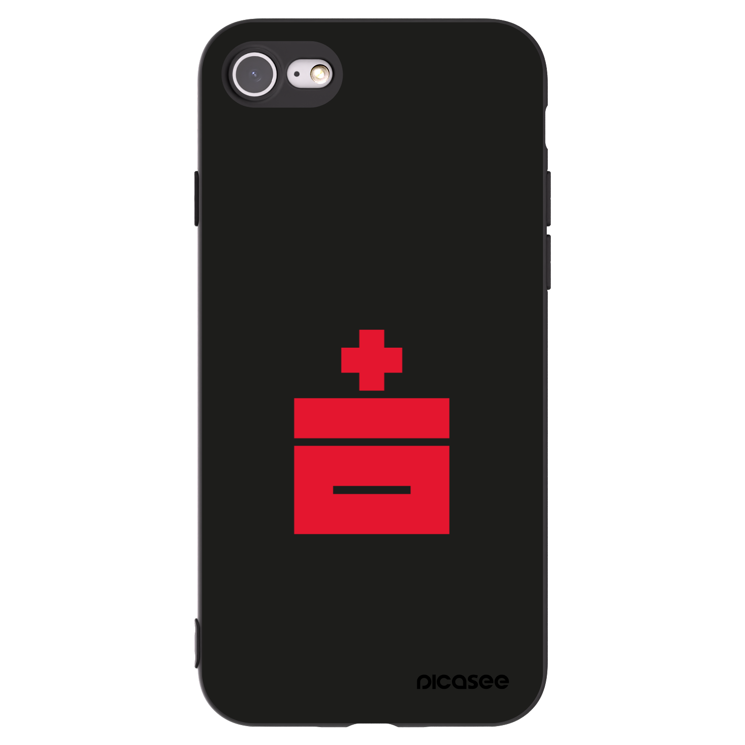 Picasee Apple iPhone SE 2020 Hülle - Schwarzes Silikon - Le Plastenciaga