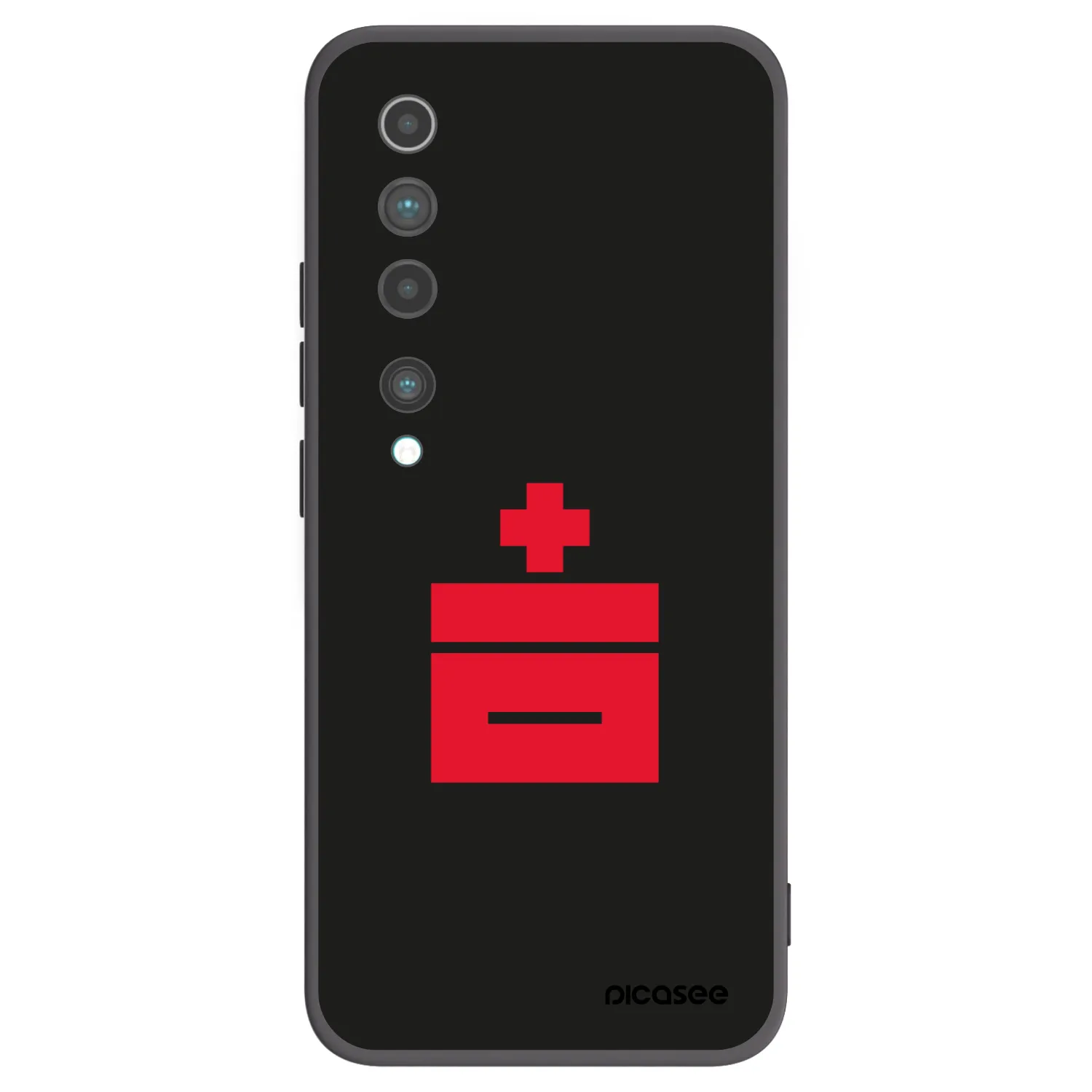 Picasee Xiaomi Mi 10 Hülle - Schwarzes Silikon - Le Plastenciaga