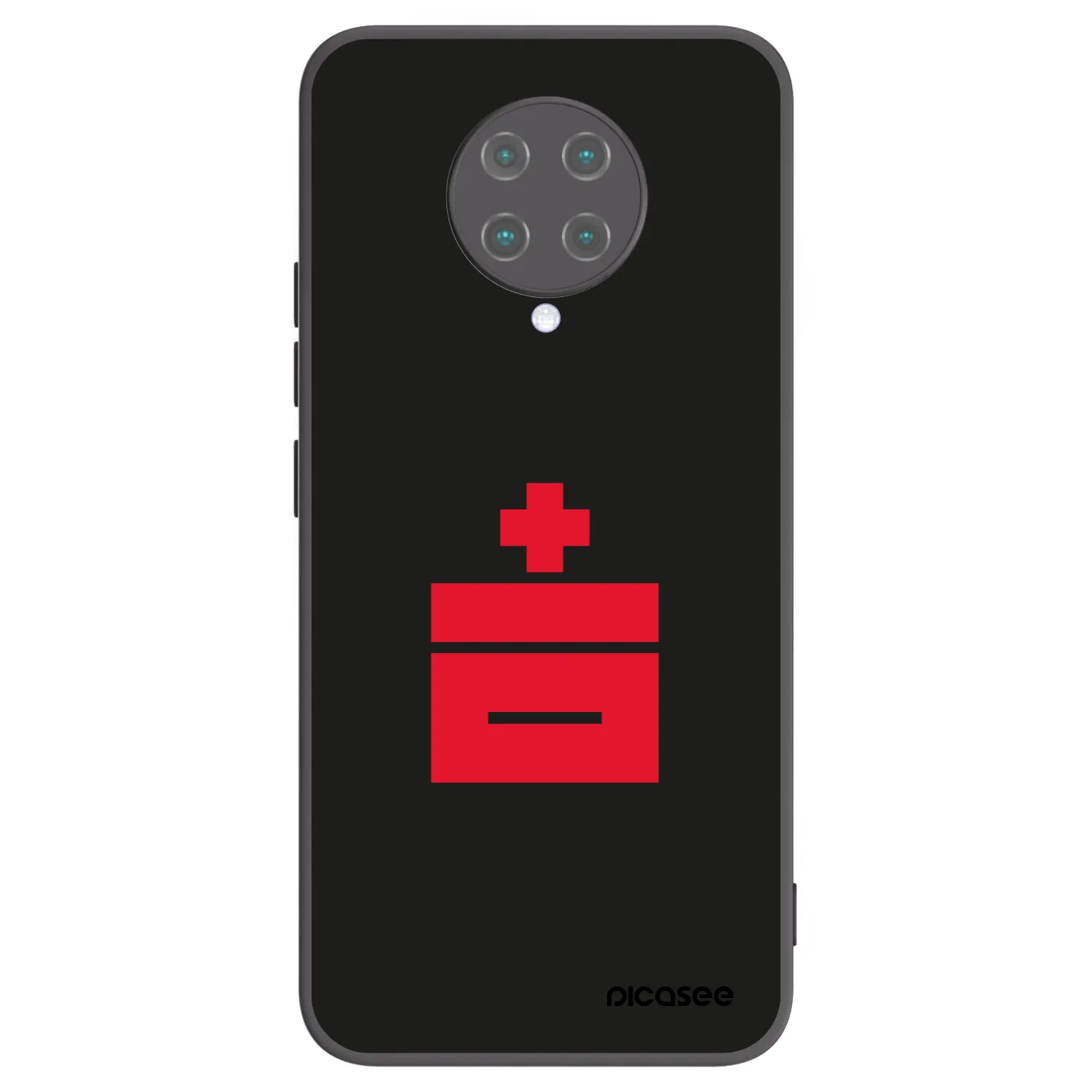 Picasee Xiaomi Poco F2 Pro Hülle - Schwarzes Silikon - Le Plastenciaga