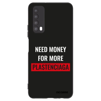 Picasee Huawei P Smart 2021 Hülle - Schwarzes Silikon - More PLASTENCIAGA