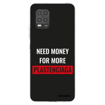 Picasee Xiaomi Mi 10 Lite Hülle - Transparentes Silikon - More PLASTENCIAGA