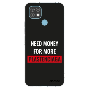 Picasee Realme C21 Hülle - Transparentes Silikon - More PLASTENCIAGA