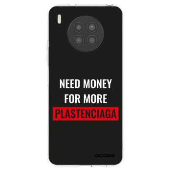 Picasee Huawei Nova 8i Hülle - Transparentes Silikon - More PLASTENCIAGA