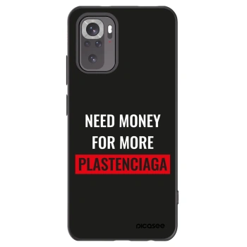 Picasee Xiaomi Redmi Note 11S 4G Hülle - Schwarzes Silikon - More PLASTENCIAGA