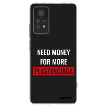 Picasee Xiaomi Redmi Note 11 Pro Hülle - Transparentes Silikon - More PLASTENCIAGA