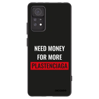 Picasee Xiaomi Redmi Note 11 Pro 5G Hülle - Schwarzes Silikon - More PLASTENCIAGA