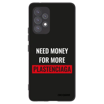 Picasee Samsung Galaxy A53 5G A536 Hülle - Schwarzes Silikon - More PLASTENCIAGA