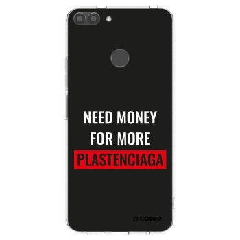 Picasee Huawei P Smart Hülle - Transparentes Silikon - More PLASTENCIAGA