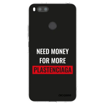 Picasee Xiaomi Redmi A1 Hülle - Transparentes Silikon - More PLASTENCIAGA