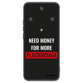 Picasee Honor Magic5 Lite 5G Hülle - Schwarzes Silikon - More PLASTENCIAGA