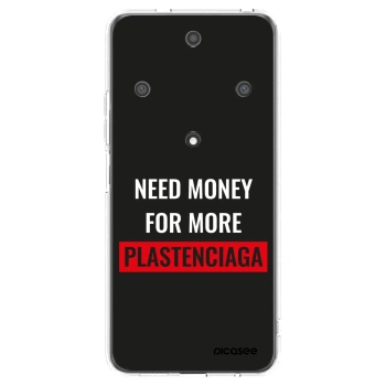 Picasee Honor Magic5 Lite 5G Hülle - Transparentes Silikon - More PLASTENCIAGA