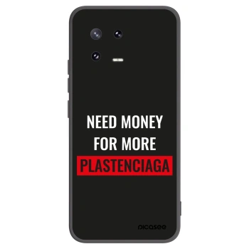 Picasee Xiaomi 13 Pro Hülle - Schwarzes Silikon - More PLASTENCIAGA
