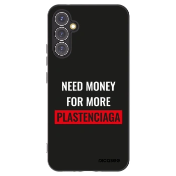 Picasee Samsung Galaxy A34 5G A346B Hülle - Schwarzes Silikon - More PLASTENCIAGA