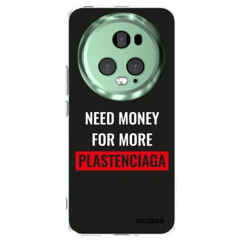 Picasee Honor Magic5 Pro Hülle - Transparentes Silikon - More PLASTENCIAGA