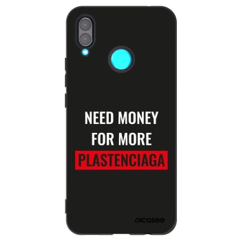 Picasee Huawei Nova 3 Hülle - Schwarzes Silikon - More PLASTENCIAGA