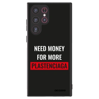 Picasee ULTIMATE CASE PowerShare für Samsung Galaxy S22 Ultra 5G - More PLASTENCIAGA
