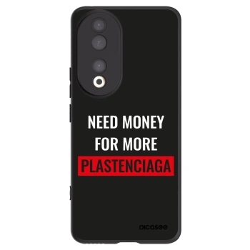 Picasee Honor 90 5G Hülle - Schwarzes Silikon - More PLASTENCIAGA