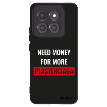 Picasee Xiaomi 14 Pro Hülle - Schwarzes Silikon - More PLASTENCIAGA