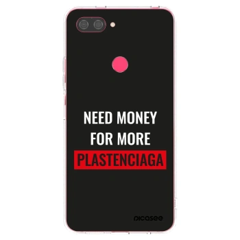 Picasee Xiaomi Mi 8 Lite Hülle - Transparentes Silikon - More PLASTENCIAGA