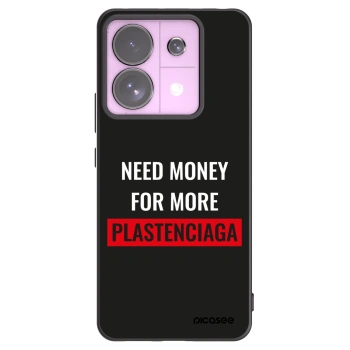 Picasee Xiaomi Redmi Note 13 Pro 5G Hülle - Schwarzes Silikon - More PLASTENCIAGA