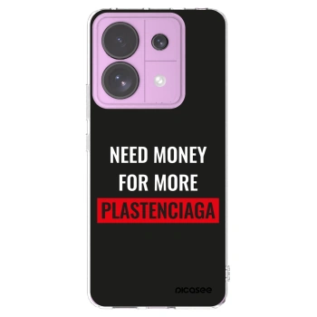 Picasee Xiaomi Redmi Note 13 Pro 5G Hülle - Transparentes Silikon - More PLASTENCIAGA