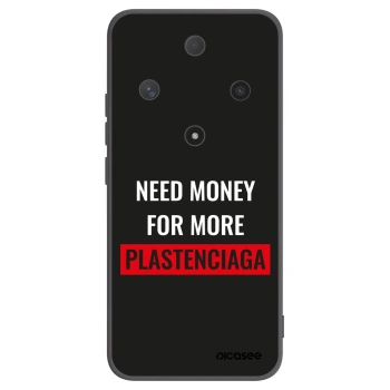 Picasee Honor Magic6 Lite 5G Hülle - Schwarzes Silikon - More PLASTENCIAGA