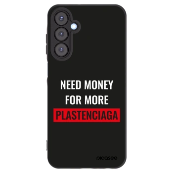 Picasee Samsung Galaxy A25 A256B 5G Hülle - Schwarzes Silikon - More PLASTENCIAGA