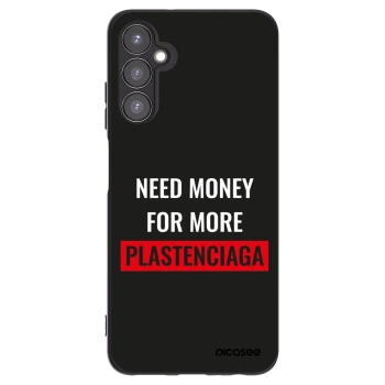 Picasee Samsung Galaxy A05s A057G Hülle - Schwarzes Silikon - More PLASTENCIAGA