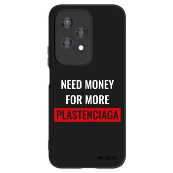 Picasee Honor 200 Lite Hülle - Schwarzes Silikon - More PLASTENCIAGA