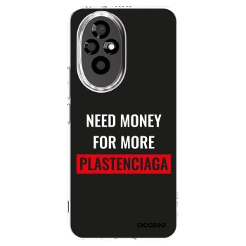 Picasee Honor 200 Pro 5G Hülle - Transparentes Silikon - More PLASTENCIAGA