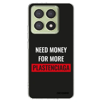 Picasee Xiaomi 14T Hülle - Transparentes Silikon - More PLASTENCIAGA