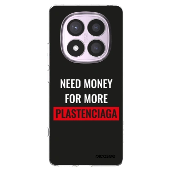 Picasee Xiaomi Redmi Note 14 Pro 5G Hülle - Transparentes Silikon - More PLASTENCIAGA