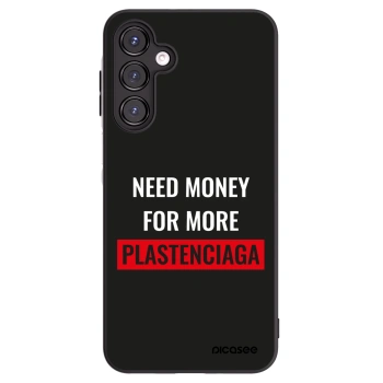 Picasee Samsung Galaxy A16 5G Hülle - Schwarzes Silikon - More PLASTENCIAGA