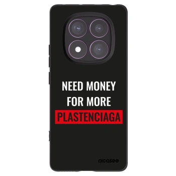 Picasee Xiaomi Redmi Note 14 Pro 4G Hülle - Schwarzes Silikon - More PLASTENCIAGA