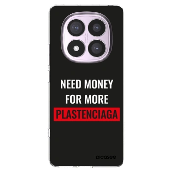 Picasee Xiaomi Redmi Note 14 Pro 4G Hülle - Transparentes Silikon - More PLASTENCIAGA