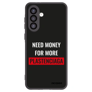 Picasee Samsung Galaxy A26 5G A266B Hülle - Schwarzes Silikon - More PLASTENCIAGA
