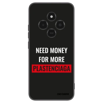 Picasee Xiaomi Poco C75 Hülle - Schwarzes Silikon - More PLASTENCIAGA