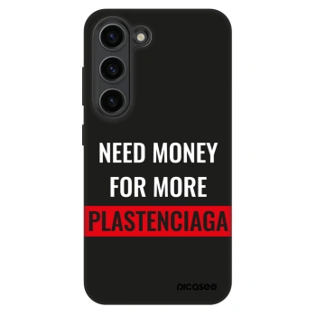 Picasee Fashion Case für Samsung Galaxy S23+ 5G - More PLASTENCIAGA