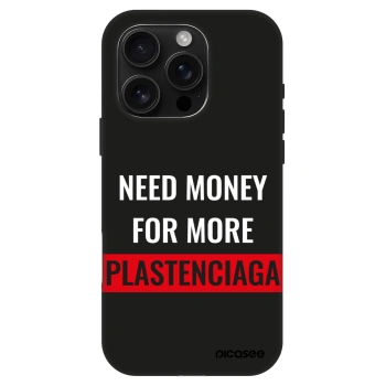Picasee Fashion Case MagSafe für Apple iPhone 16 Pro - More PLASTENCIAGA