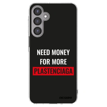 Picasee Samsung Galaxy A16 4G Hülle - Transparentes Silikon - More PLASTENCIAGA