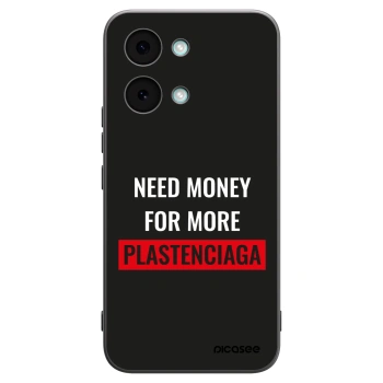 Picasee Xiaomi Poco X8 Pro Max Hülle - Schwarzes Silikon - More PLASTENCIAGA