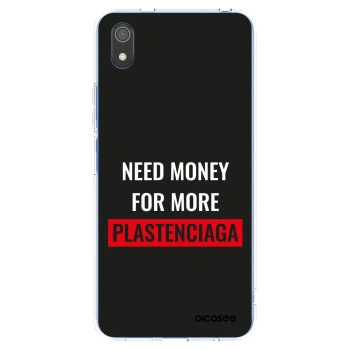 Picasee Xiaomi Redmi 7A Hülle - Transparentes Silikon - More PLASTENCIAGA