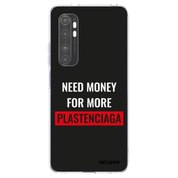Picasee Xiaomi Mi Note 10 Lite Hülle - Transparentes Silikon - More PLASTENCIAGA
