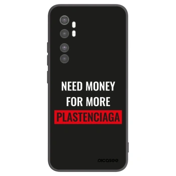 Picasee Xiaomi Mi Note 10 Lite Hülle - Schwarzes Silikon - More PLASTENCIAGA
