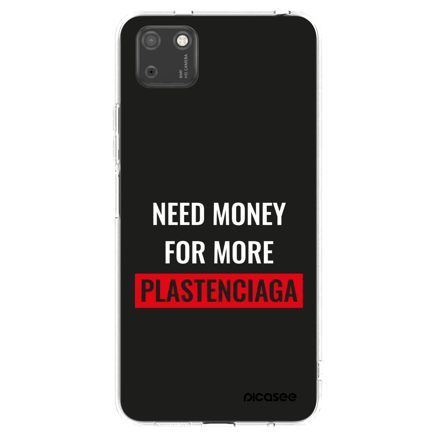 Picasee Huawei Y5P Hülle - Transparentes Silikon - More PLASTENCIAGA