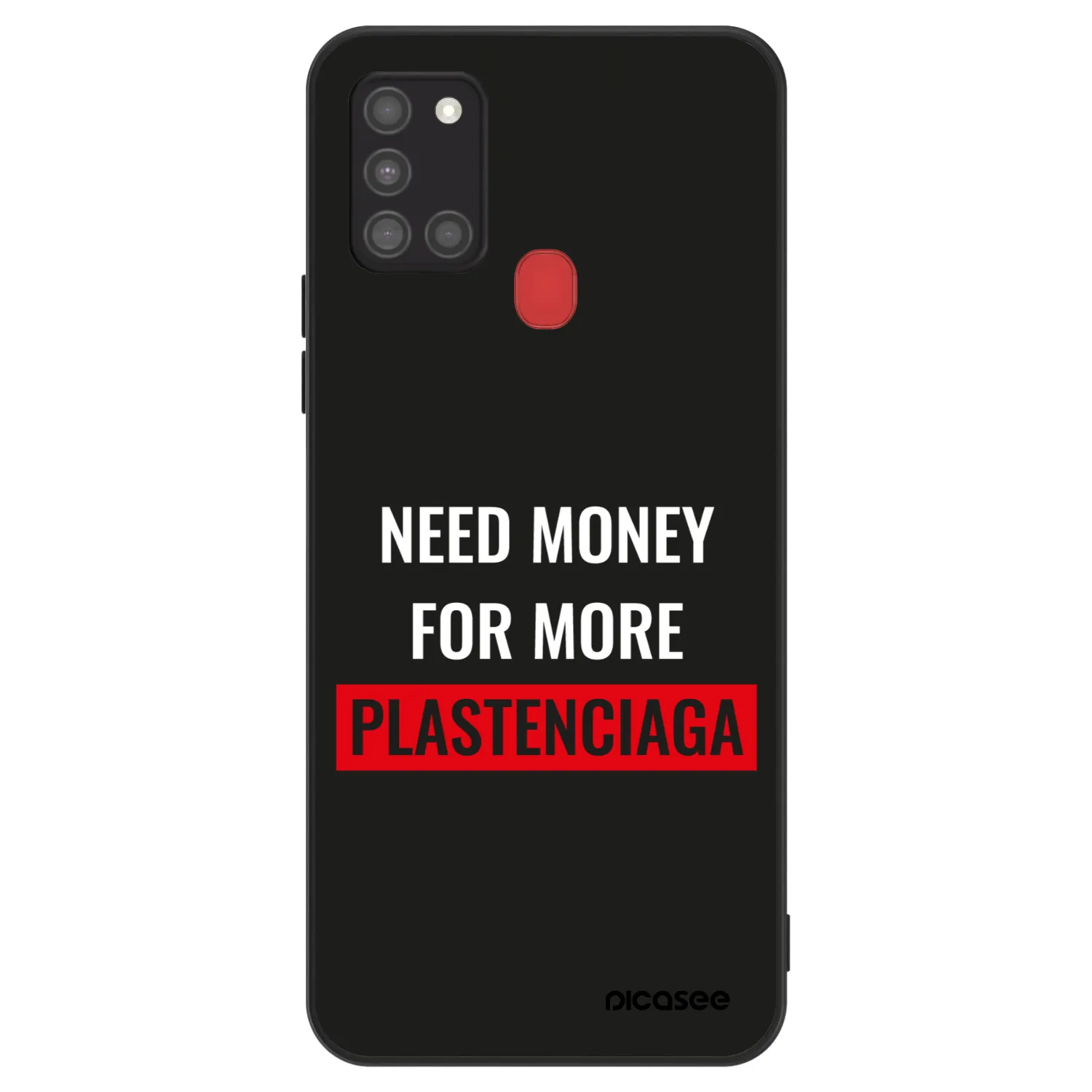Picasee ULTIMATE CASE für Samsung Galaxy A21s - More PLASTENCIAGA