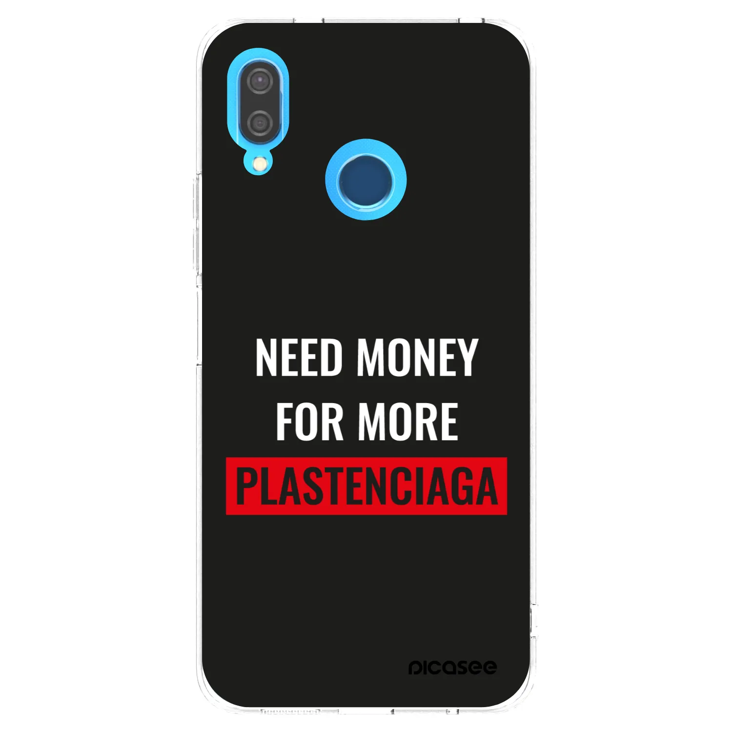 Picasee Huawei P20 Lite Hülle - Transparentes Silikon - More PLASTENCIAGA