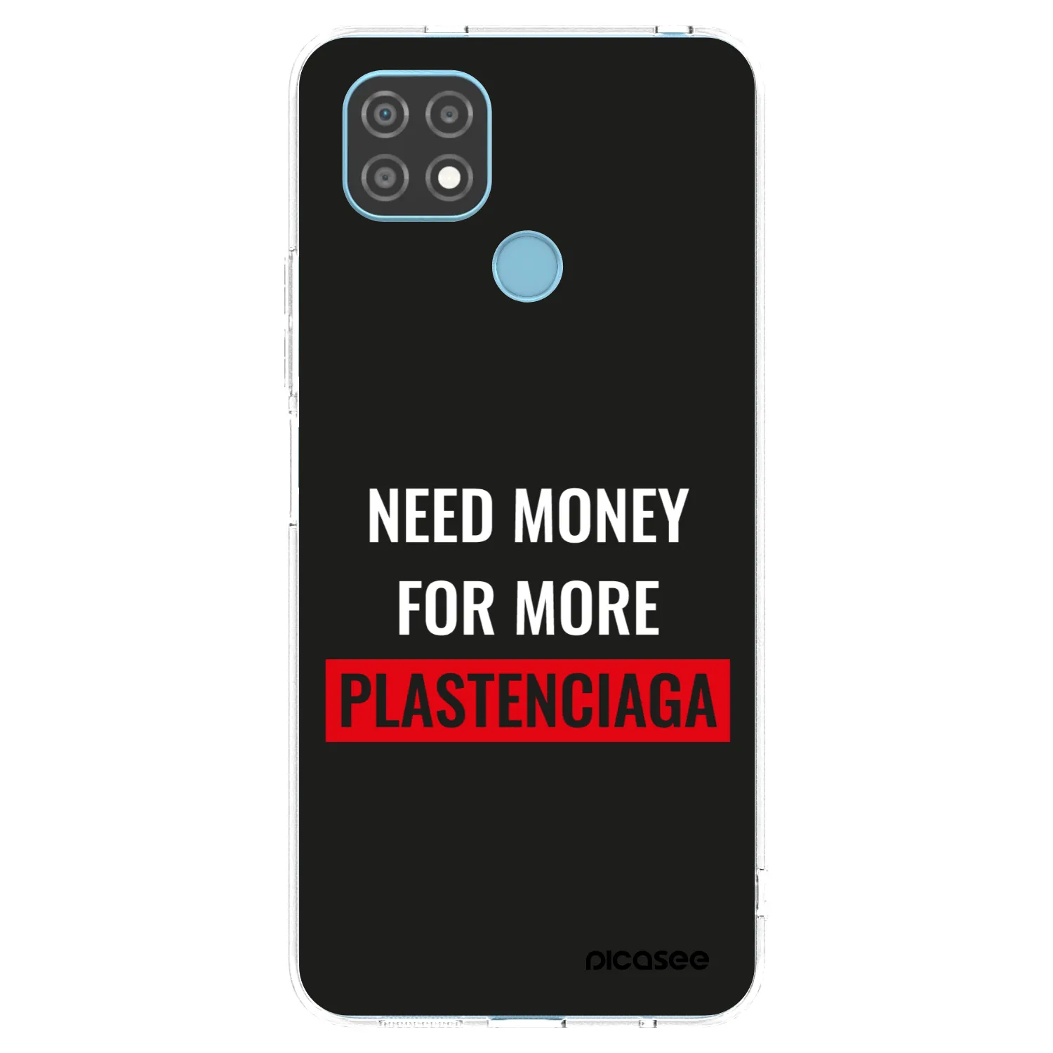 Picasee Realme C21 Hülle - Transparentes Silikon - More PLASTENCIAGA