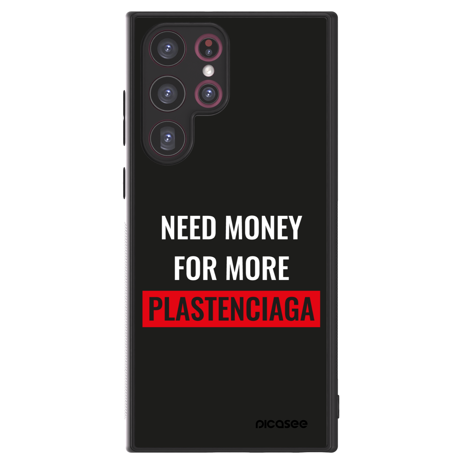 Picasee ULTIMATE CASE für Samsung Galaxy S22 Ultra 5G - More PLASTENCIAGA